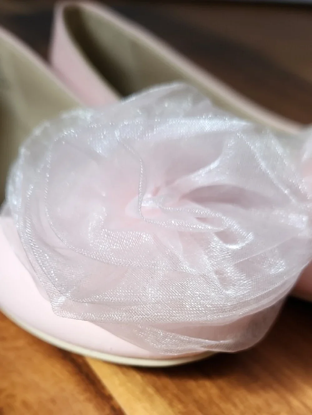 Janie & Jack NWOT Pink Ballet Flats w Rosette. Size 10